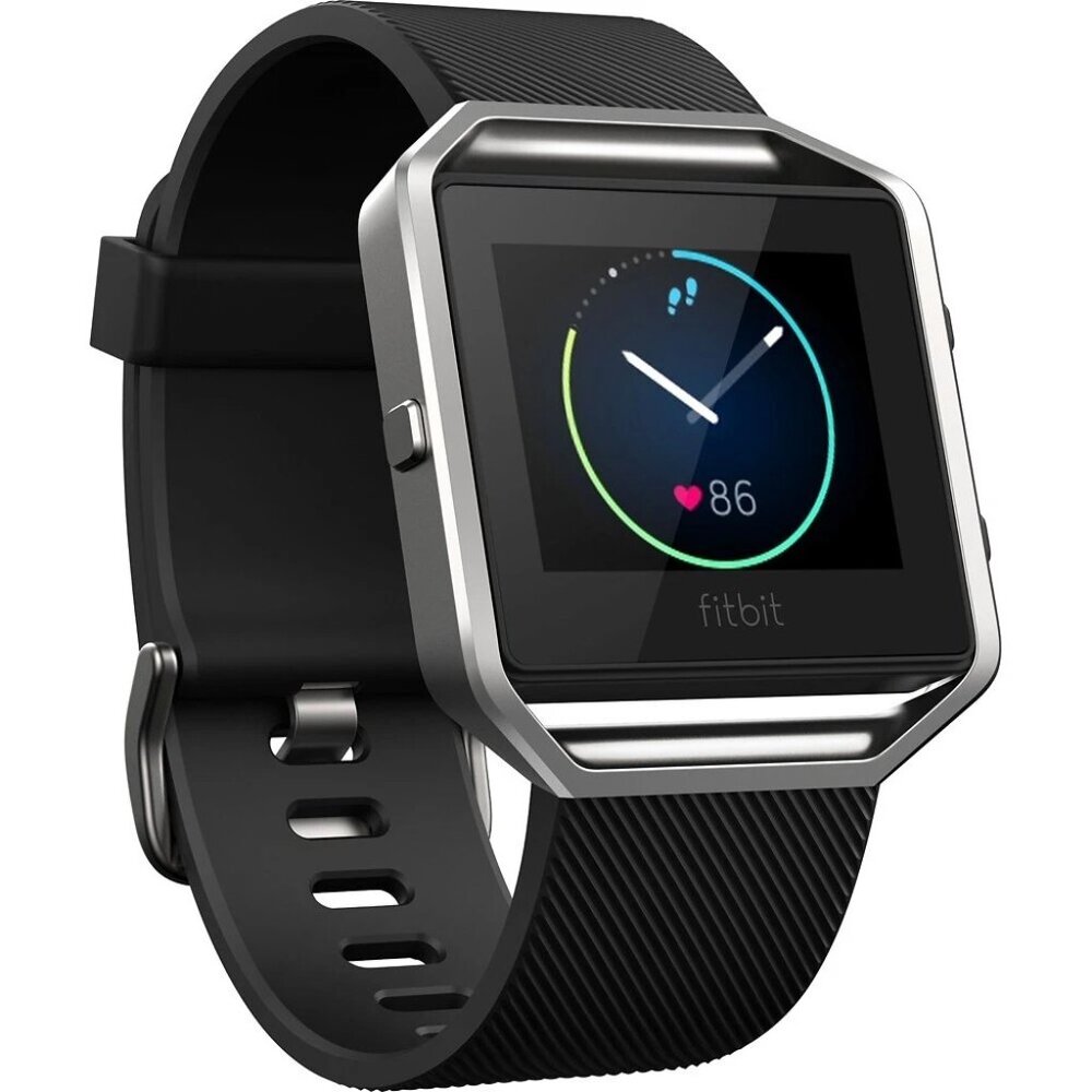 Fitbit Blaze FB502S Smart Fitness Tracker Watch Size Small & Large -Silver Band